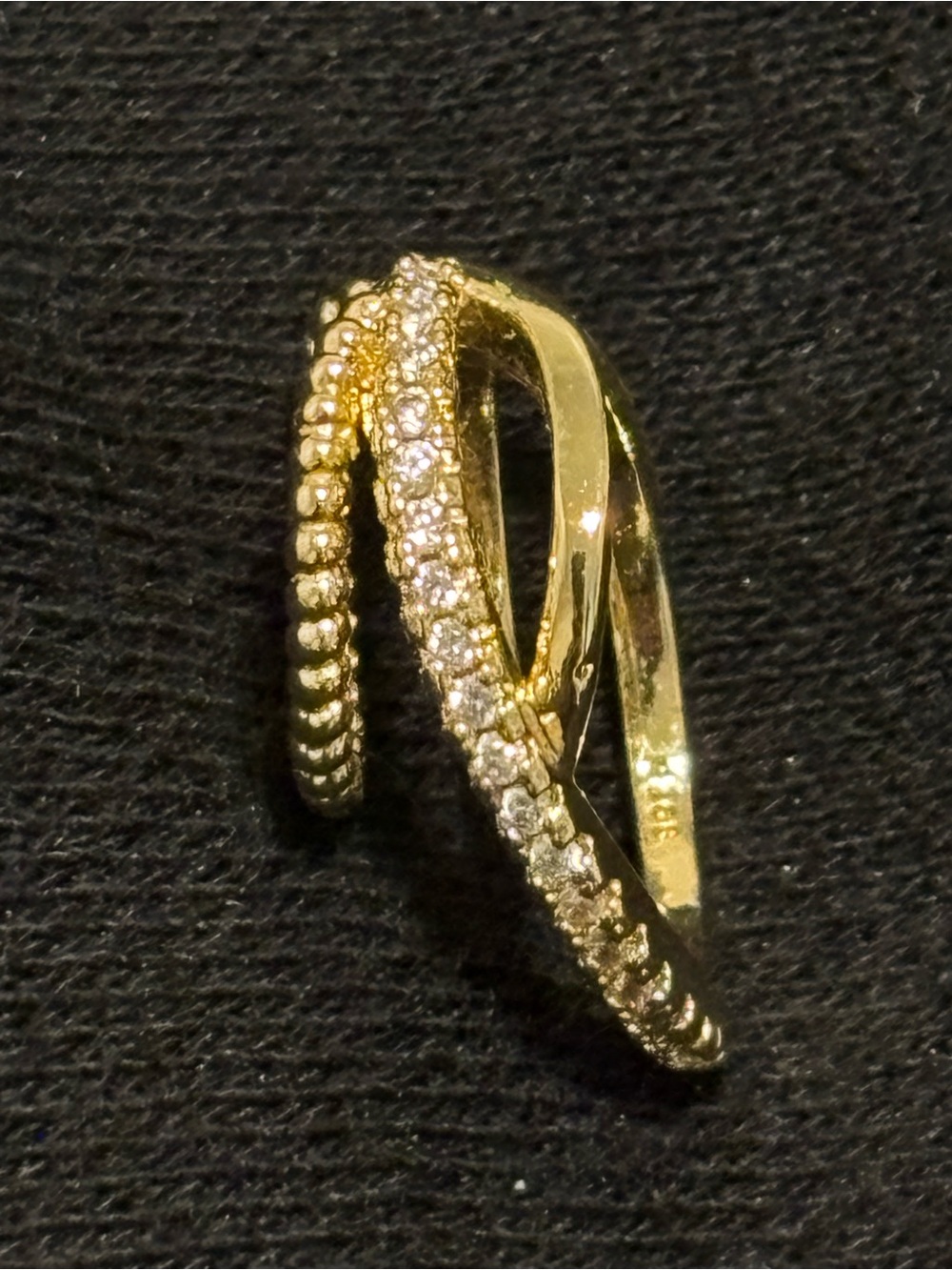 Gold Plated Sterling Silver ear cuff